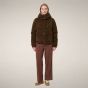 Cord Pufferjacke SAVE THE DUCK Nadege Soil Brown
