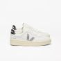 Sneaker VEJA V-90 Leather White Silver Black Women