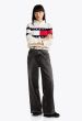 Pullover TOMMY HILFIGER Color Block Ancient White