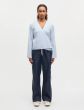 Bluse MADS NØRGAARD Pam Pinstripe Provence