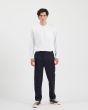 Chinohose MINIMUM Pleat 2.0 Navy Blazer