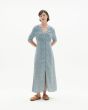 Kleid THINKING MU Blue Small Spots Camelia