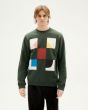 Sweater THINKING MU Space Enki Green