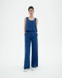 Hose THINKING MU Seersucker Manolita Blue