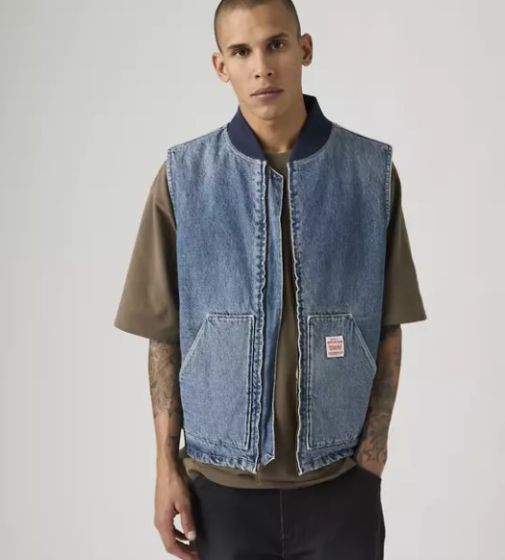 Gilet LEVI'S® Sansome Vest Sunburnt Vest - Blau