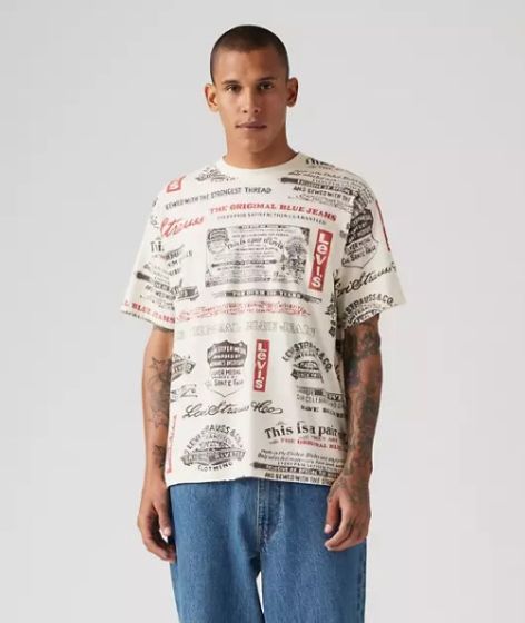 T-Shirt LEVI`S® Vintage Fit mit Grafik Egret