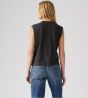 Boxy Tank Top LEVI`S® Tank Decorated Logo Pirate Black