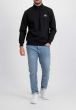 Sweater ALPHA INDUSTRIES Half Zip Sweater SL Black