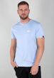 T-Shirt ALPHA INDUSTRIES Basic T Small Logo Light Blue