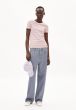 T-Shirt ARMEDANGELS Kardaa Stripes Rosalilly-Misty Morning