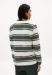 Longsleeve ARMEDANGELS Joschkaa Stripes Boreal Green Off White