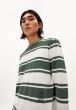 Longsleeve ARMEDANGELS Joschkaa Stripes Boreal Green Off White