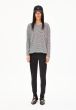 Longsleeve ARMEDANGELS Xianaa Lovely Stripes Black - Oatmilk