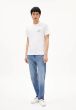 T-Shirt ARMEDANGELS Jaames Smiley White