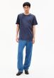 T-Shirt ARMEDANGELS Iconic Å Maarkos Gmt Dye Blue Noon Washed