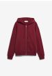 Sweatjacke ARMEDANGELS Iconic Å Saromiaan Velvet Red