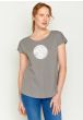 T-Shirt GREENBOMB Nature Penguin Hike Cool Frost Grey