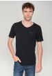 T-Shirt GREENBOMB Animal Whale Swimming Peak Black