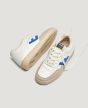 Sneaker FLAMINGOS LIFE Retro 90s Offwhite Blue Monocolor