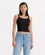 Top LEVI´S® Essential Sporty Tank Top Caviar Cotton
