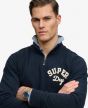 Sweater SUPERDRY Vintage Athletic Pullover Eclipse Navy