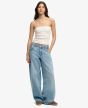 Top SUPERDRY Jersey-Bandeau Offwhite