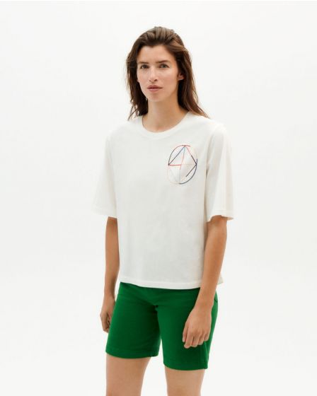 T-Shirt THINKING MU Embroidery Sabine Snowwhite