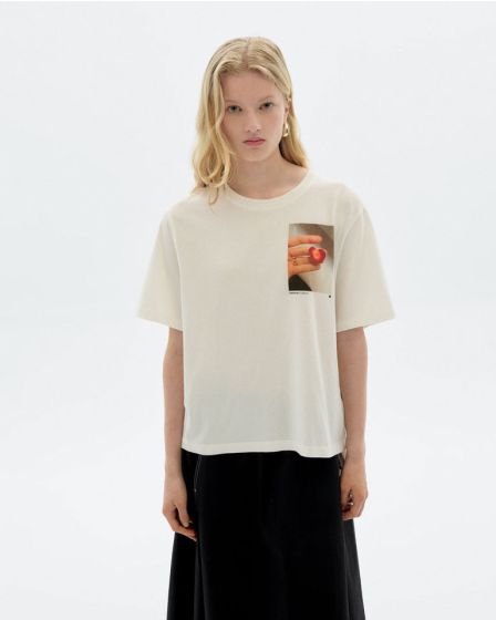 T-Shirt THINKING MU Lucia Fresa White