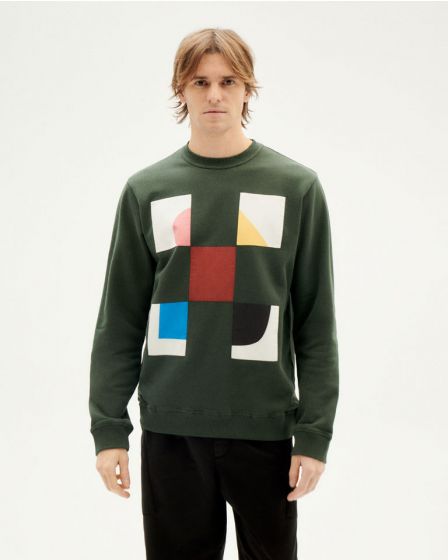 Sweater THINKING MU Space Enki Green