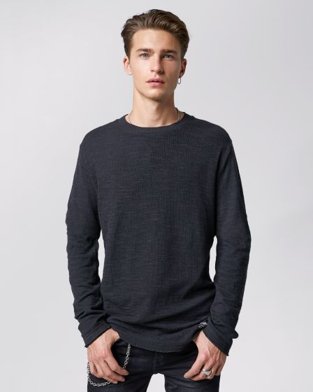 Shirt TIGHA Garret Longsleeve Black