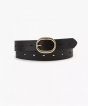 Ledergürtel LEVI`S® High-Low Regular Black