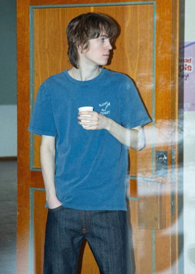 T-Shirt NUDIE JEANS Roy OG Line-Up Frenchblue