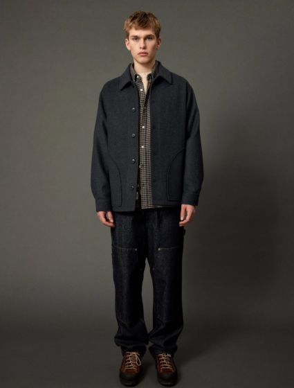 Jacke FORÉT Cave Dark Grey Melangé