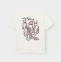 T-Shirt DEDICATED Stockholm Cheers Salud Off-White