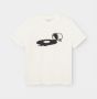 T-Shirt DEDICATED Stockholm Spilled Off-White
