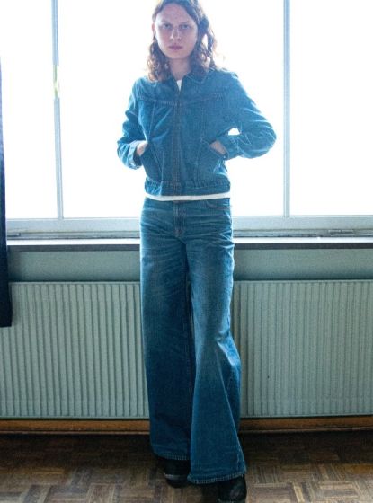 Jeans NUDIE JEANS Sonic Sue Orange Painter