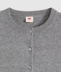 Weste LEVI´S® Rundhals-Cardigan Dark Heather Gray