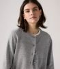 Weste LEVI´S® Rundhals-Cardigan Dark Heather Gray