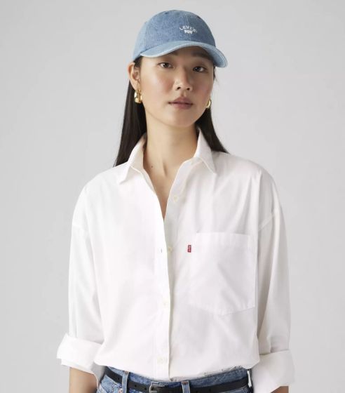Kappe LEVI´S® Lazy Girl Logo Cap Indigo Light Wash