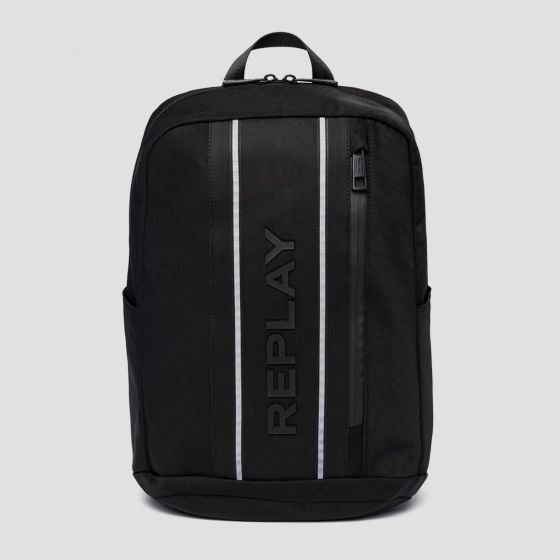 Denim/Nylon Rucksack REPLAY Black