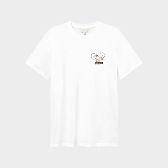 T-Shirt DEDICATED Stockholm Velolotion White