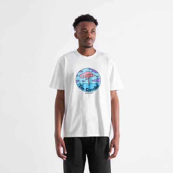 T-Shirt DEDICATED Stockholm Too Crowded White
