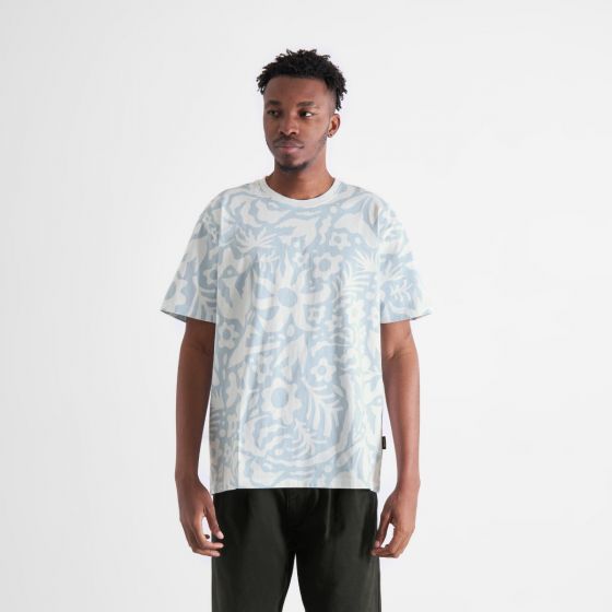 T-Shirt DEDICATED Stockholm Wonky Beach Skyway Blue