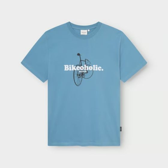 T-Shirt DEDICATED Stockholm Bikeoholic Niagara Blue