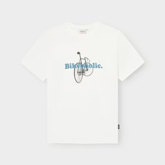 T-Shirt DEDICATED Stockholm Bikeoholic White
