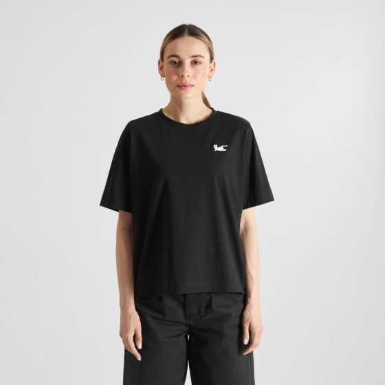 T-Shirt DEDICATED Vadstena Cat Cobra Pose Black