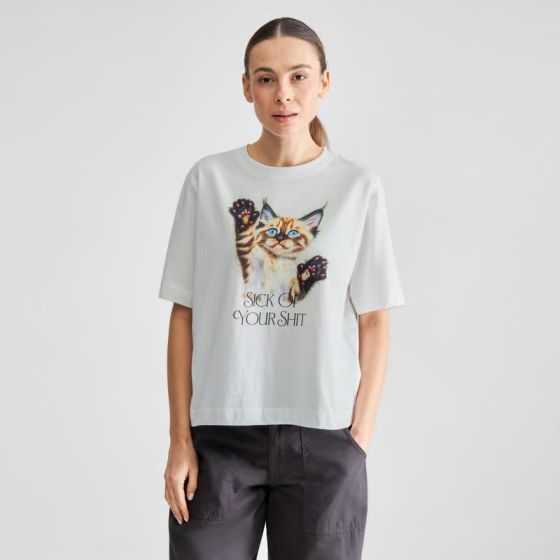 T-Shirt DEDICATED Vadstena Sick of Your White