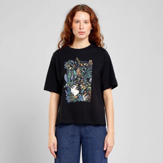 T-Shirt DEDICATED Vadstena The Bird Watcher Black