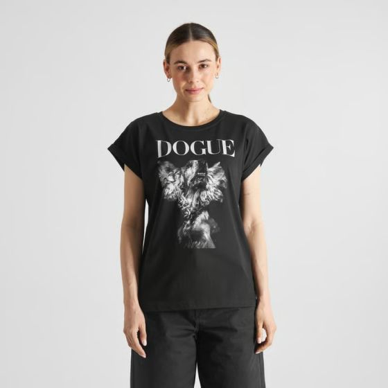 T-Shirt DEDICATED Visby Dogue Cover Black