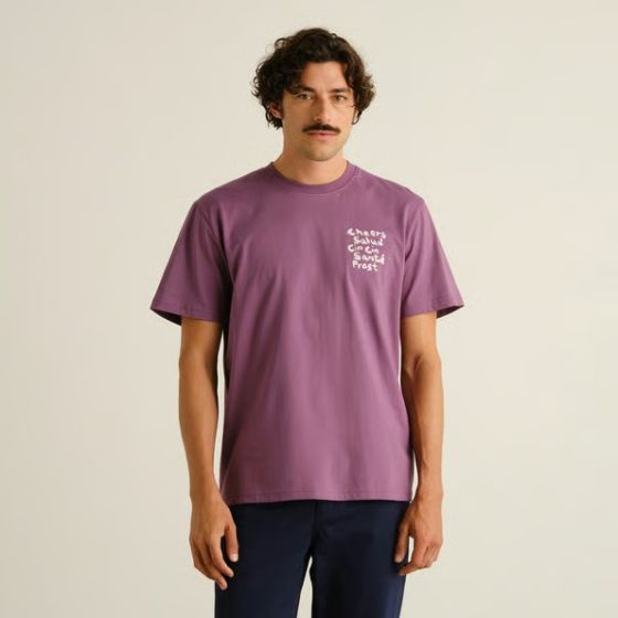 T-Shirt DEDICATED Stockholm Cheers Salud Berry Purple